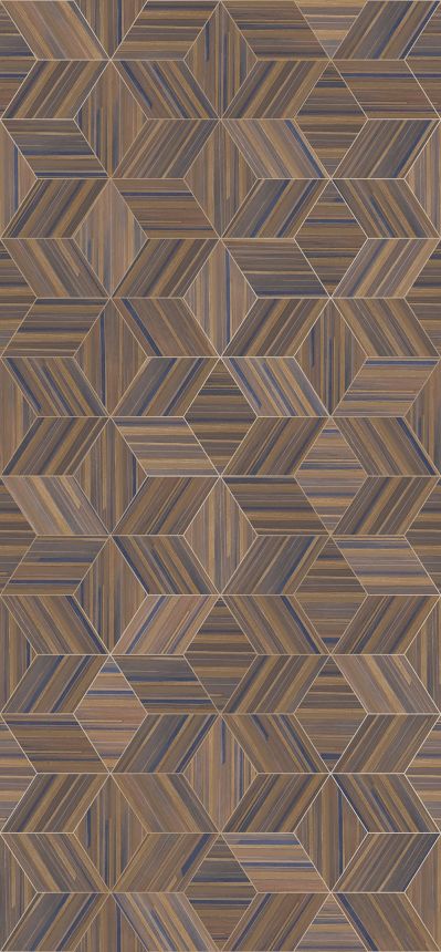 Geometrická obrazová vliesová tapeta na zeď, imitace obložení, 340180, Gilded, Eijffinger