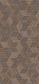 Geometrická obrazová vliesová tapeta na zeď, imitace obložení, 340180, Gilded, Eijffinger