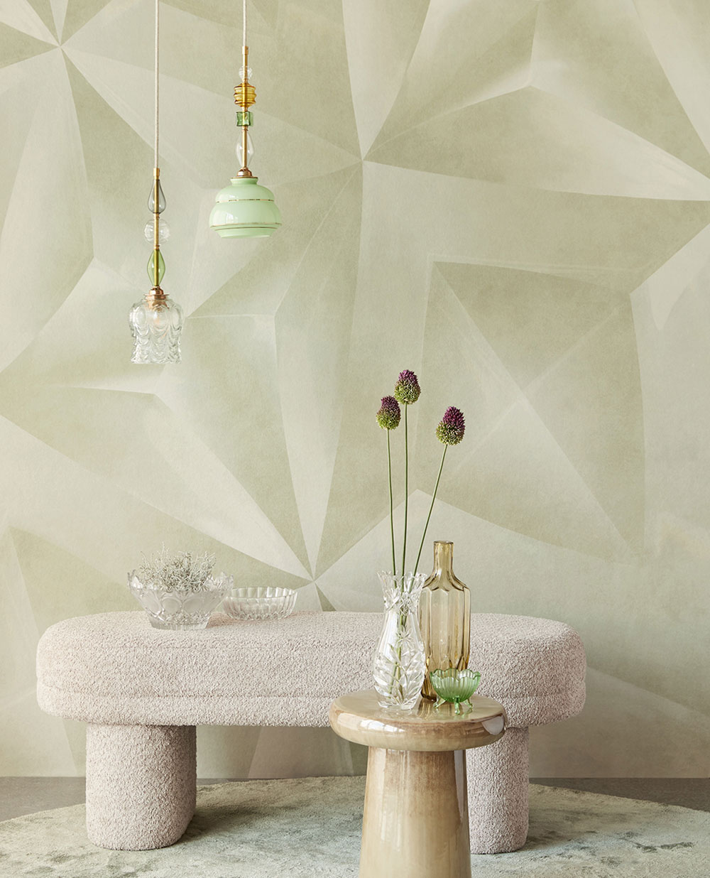 Geometrická 3D obrazová vliesová tapeta na zeď, 340185, Gilded, Eijffinger