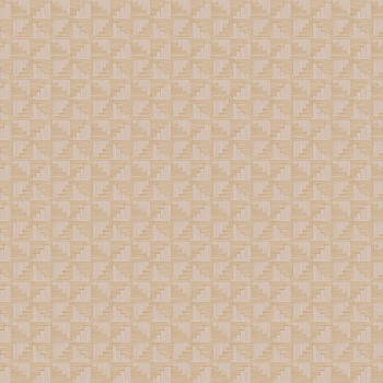 Béžová vliesová geometrická retro tapeta na zeď, 333651, Revive, Eijffinger