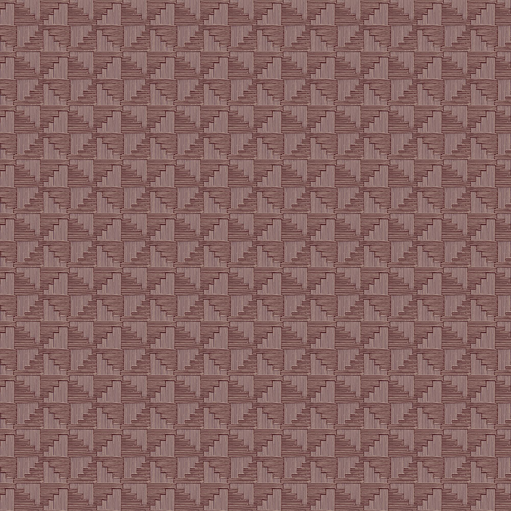 Purpurová vliesová geometrická retro tapeta na zeď, 333655, Revive, Eijffinger