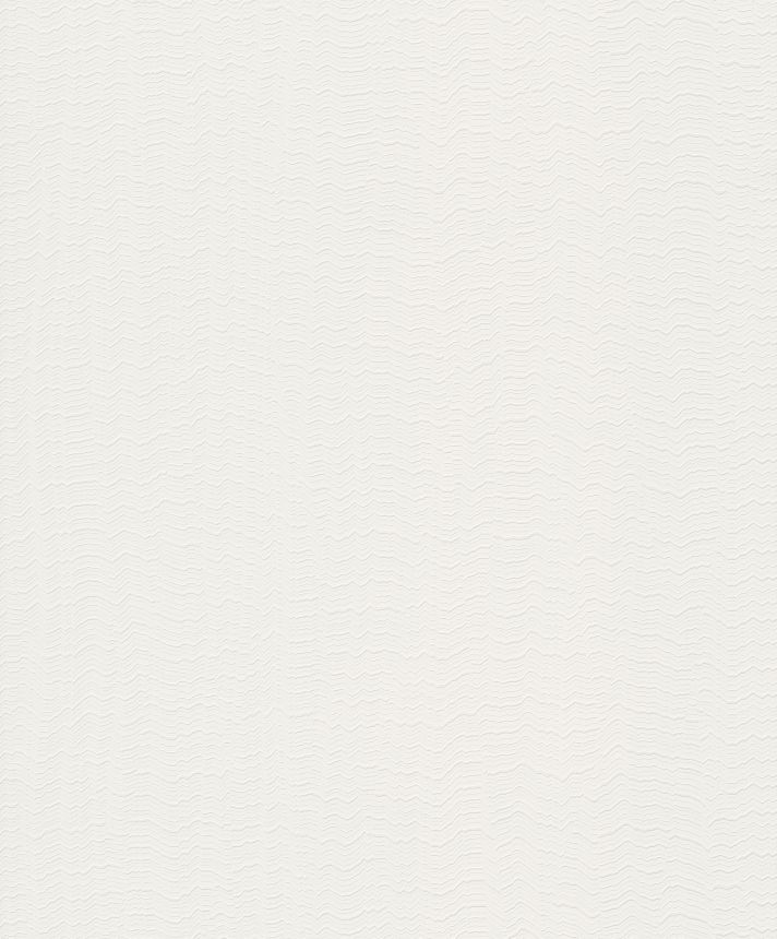 Bílá vliesová tapeta na zeď, vlnky, BZ3401, Belize, Grandeco