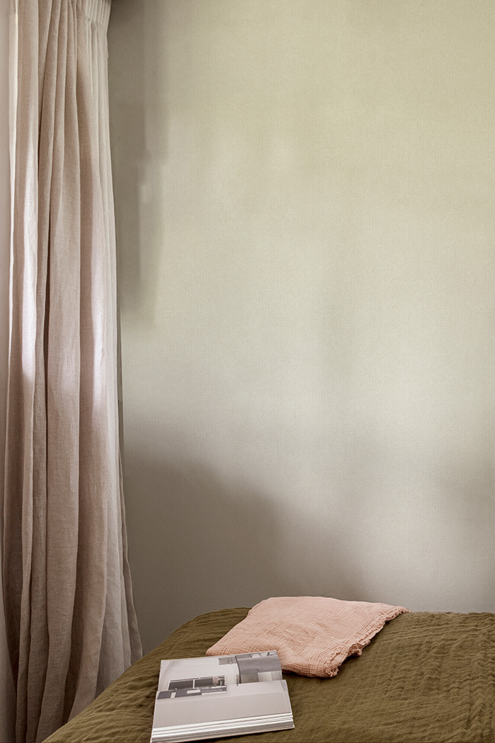 Vliesová tapeta na zeď, krémová, imitace látky, PH1002, Perfect Harmony, Grandeco