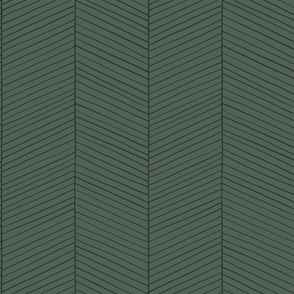 Geometrická vliesová tapeta na zeď, zelená, 139307, Bloom, Esta Home