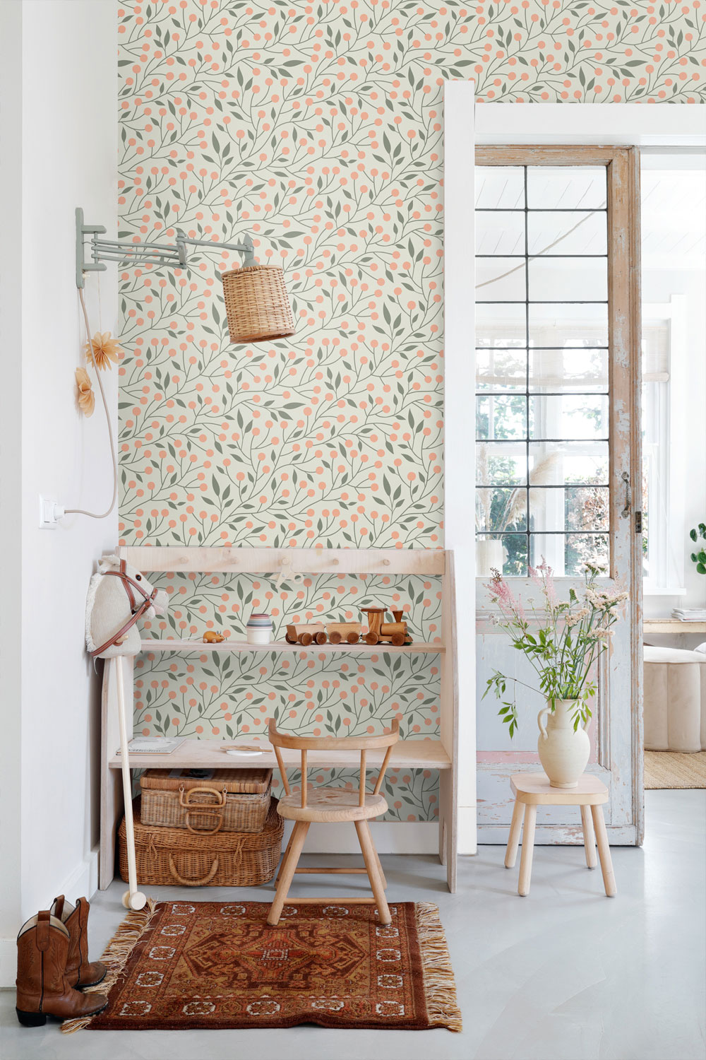 Vliesová tapeta na zeď, větvičky, 139659, Bloom, Esta Home