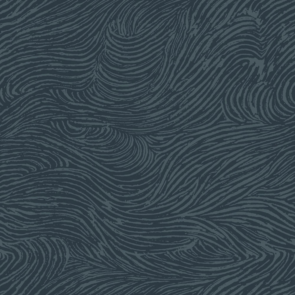 Vliesová tapeta na zeď, vlnky, modrá, 139665, Bloom, Esta Home