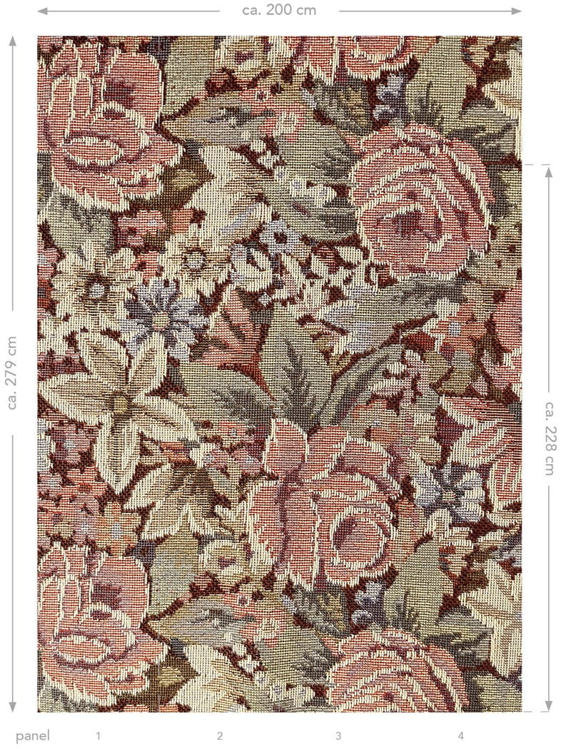 Květinová vliesová fototapeta na zeď, 159409, Bloom, Esta Home