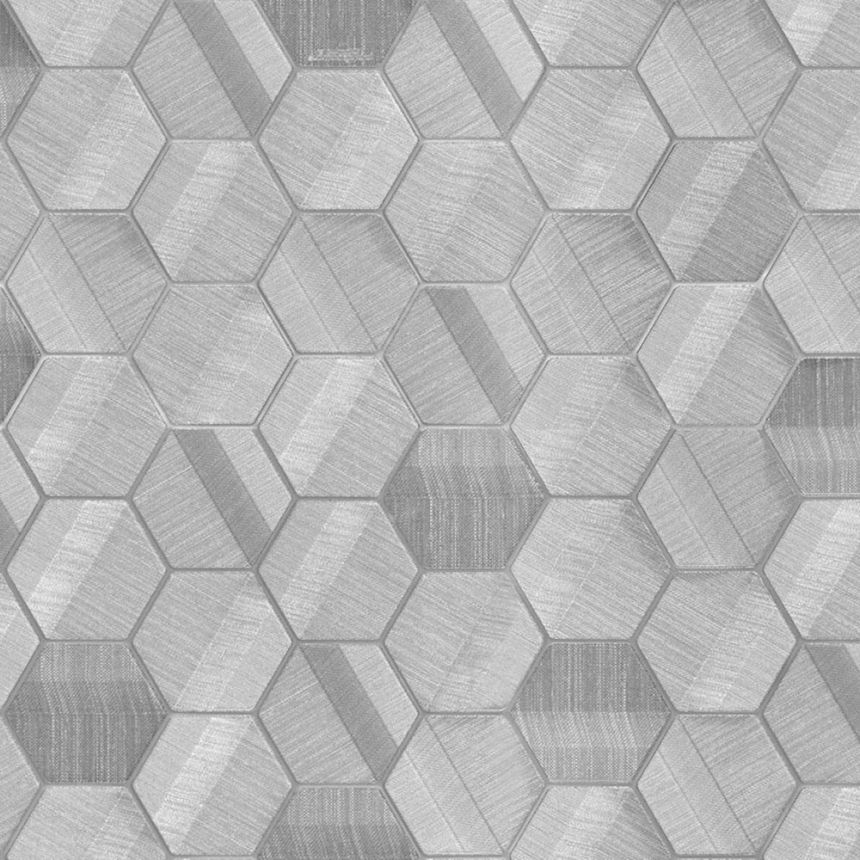 Luxusní stříbrná geometrická vliesová tapeta na zeď, Z12830, Automobili Lamborghini 3
