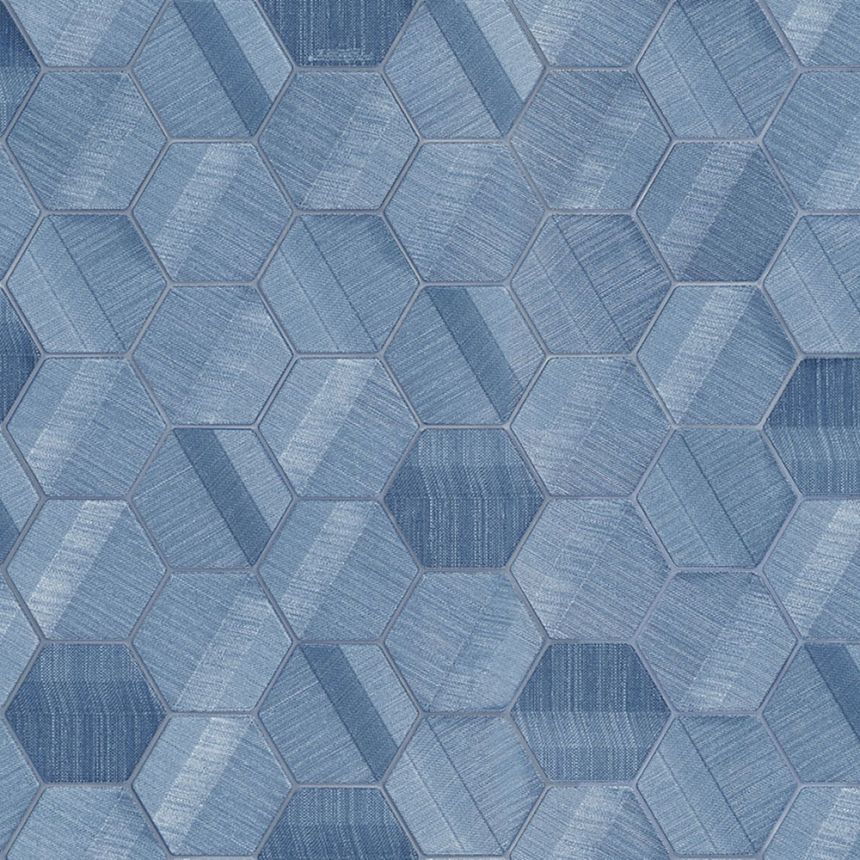 Luxusní modrá geometrická vliesová tapeta na zeď, Z12831, Automobili Lamborghini 3