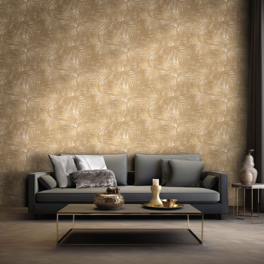 Luxusní šedo-béžová vliesová tapeta s listy, Z12837, Automobili Lamborghini 3