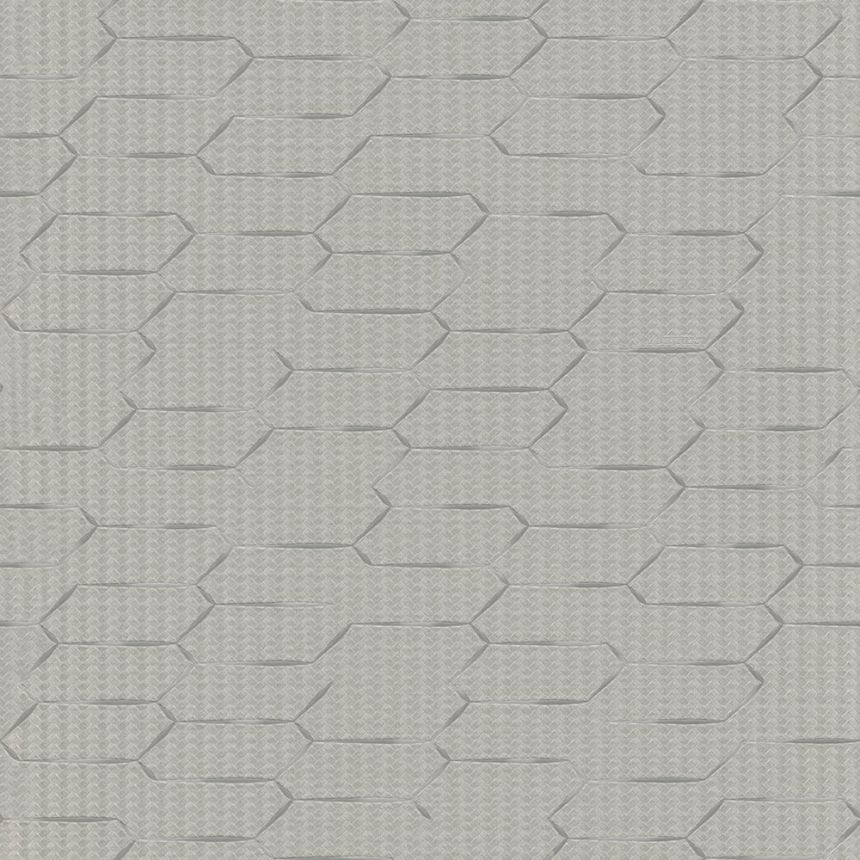 Luxusní šedo-stříbrná geometrická vliesová tapeta na zeď, Z12841, Automobili Lamborghini 3