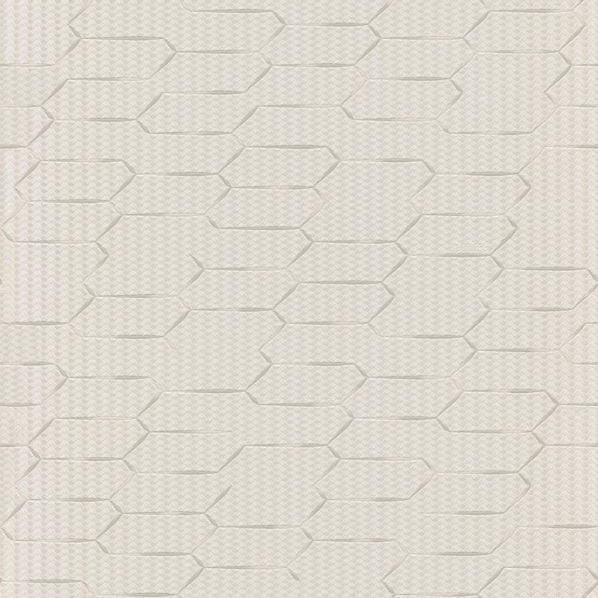 Luxusní perlově bílá geometrická vliesová tapeta na zeď, Z12845, Automobili Lamborghini 3
