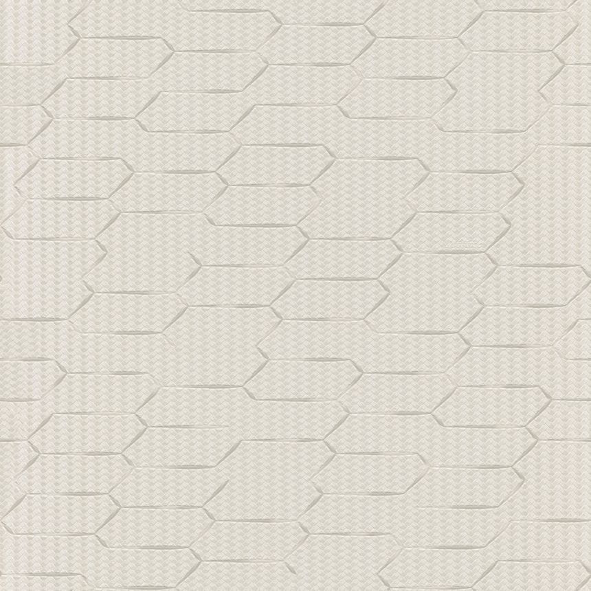 Luxusní perlově bílá geometrická vliesová tapeta na zeď, Z12845, Automobili Lamborghini 3