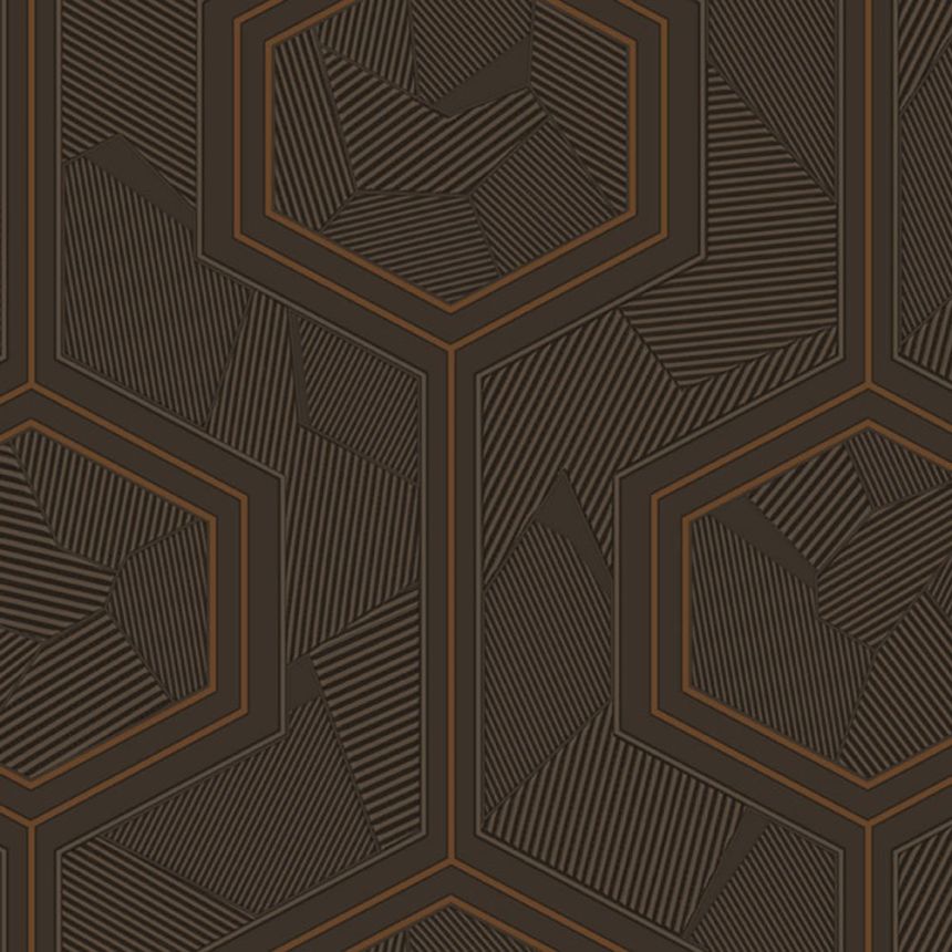 Luxusní hnědá geometrická vliesová tapeta na zeď, Z12847, Automobili Lamborghini 3