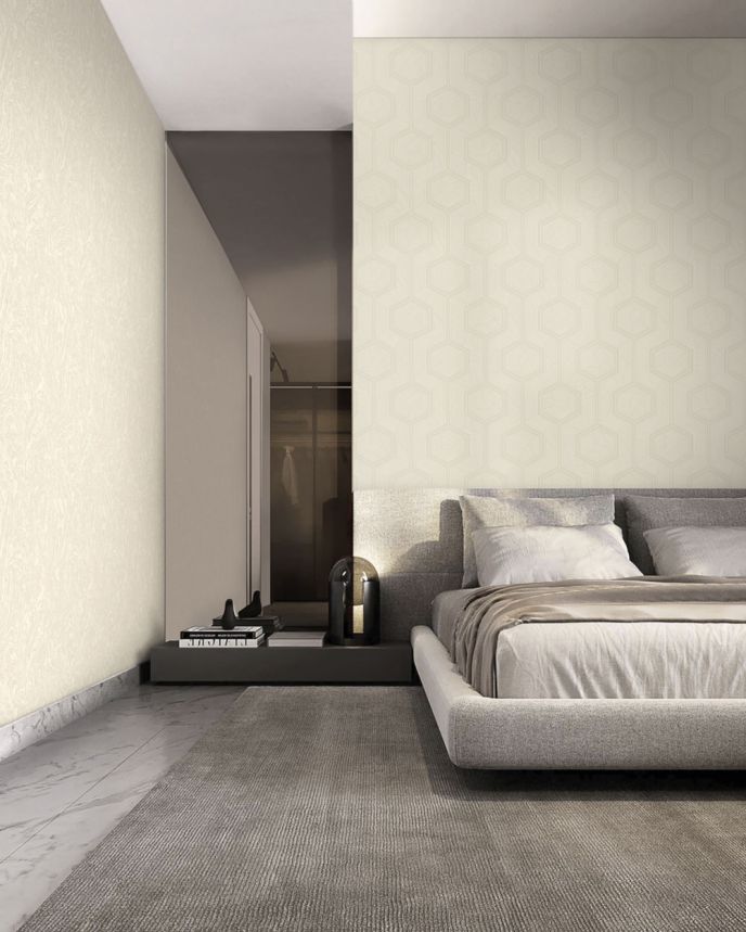 Luxusní šedo-bílá geometrická vliesová tapeta na zeď, Z12849, Automobili Lamborghini 3