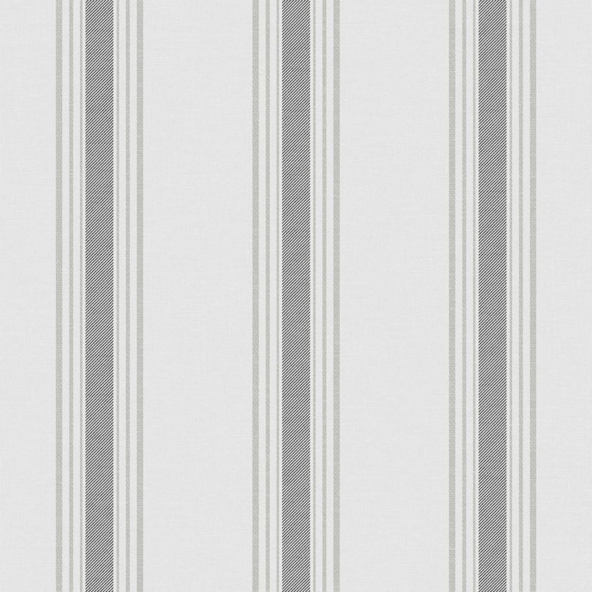 Vliesová tapeta na zeď, černá, pruhy,  9810-3, Essential Stripes, ICH Wallcoverings