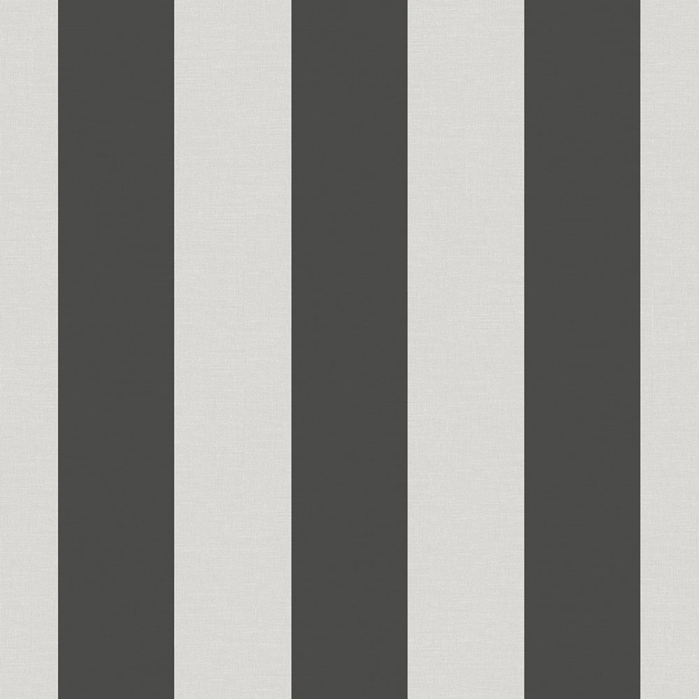 Vliesová tapeta na zeď, černo-bílá, pruhy,  9814-4, Essential Stripes, ICH Wallcoverings