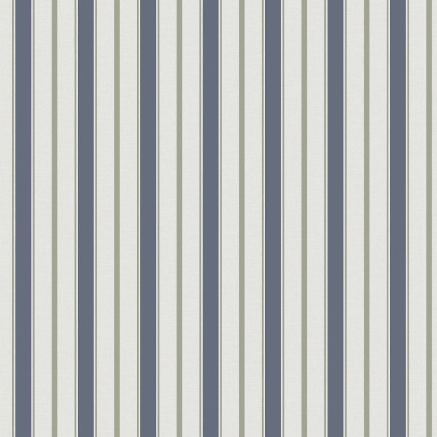 Vliesová tapeta na zeď, modro-zelená, pruhy,  9816-1, Essential Stripes, ICH Wallcoverings