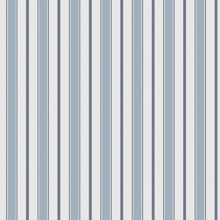 Vliesová tapeta na zeď, modrá, pruhy,  9816-2, Essential Stripes, ICH Wallcoverings