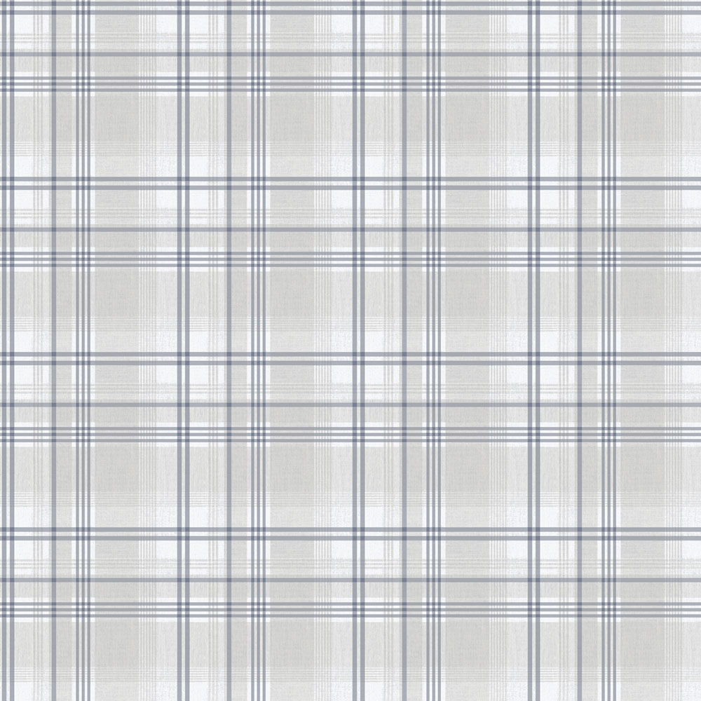 Vliesová tapeta na zeď, modro-šedá, kostka, káro,  9819-3, Essential Stripes, ICH Wallcoverings