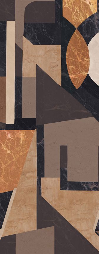 Grafická vliesová obrazová tapeta na zeď, hnědá, DGROC1012-260, Rock, Masureel