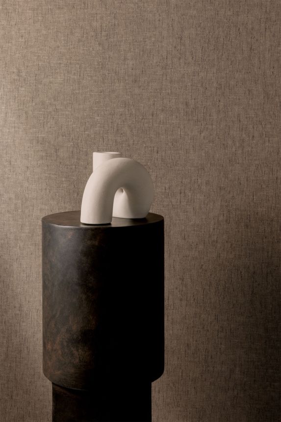 Vliesová tapeta na zeď, hnědo-bronzová, imitace látky, JOY313, Amani, Joy, The Colour Book II, Masureel