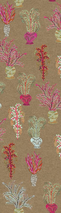 Vliesová obrazová tapeta na zeď, hnědá, květiny, DGJOY1042-300, Joy, Masureel