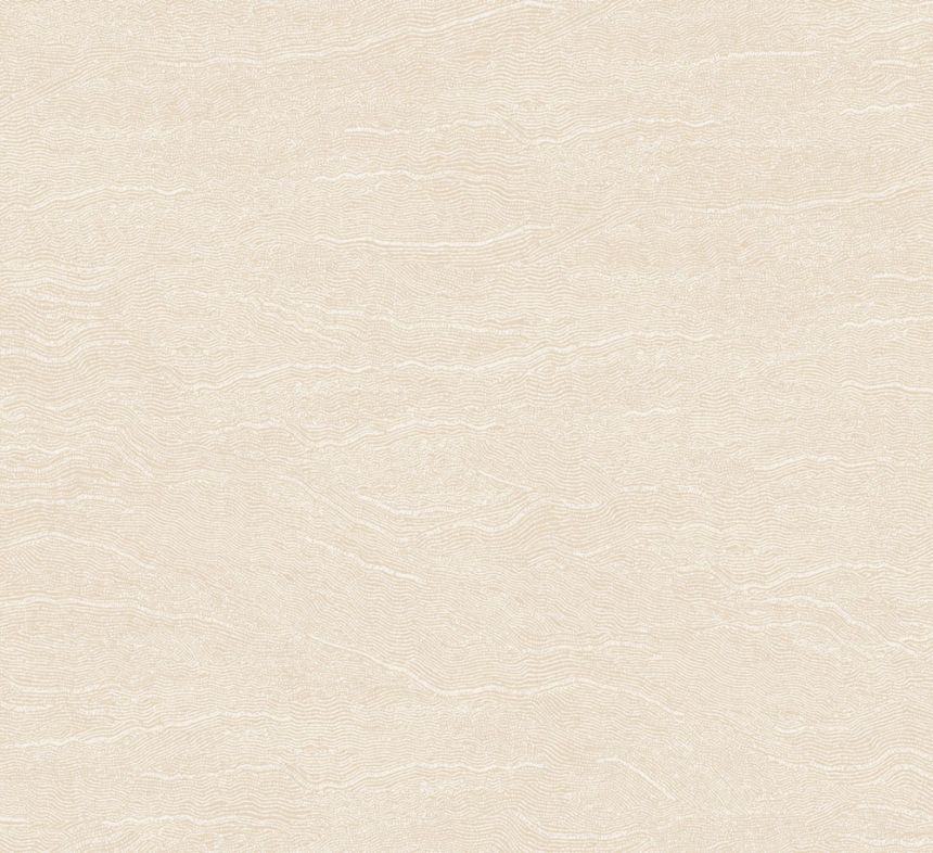 Vliesová tapeta na zeď, vlnky, béžová, TER005, Terra, The Colour Book II, Masureel