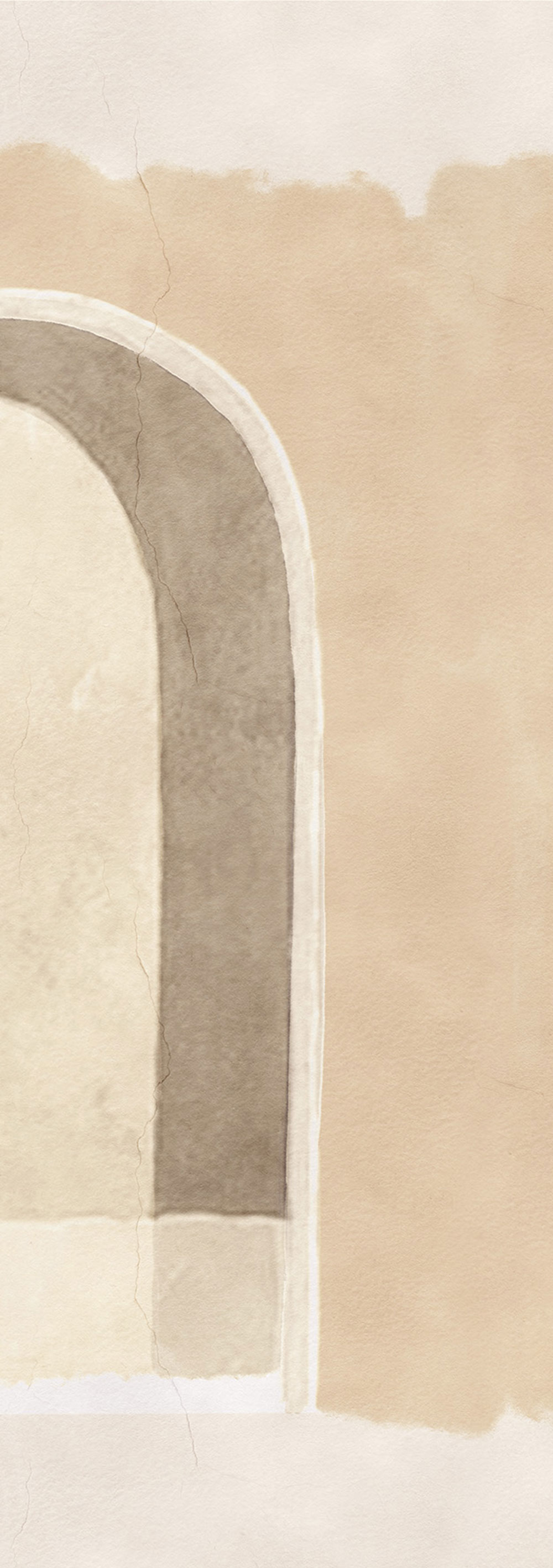 3D Vliesová fototapeta na zeď, podloubí, krémová, DGALC1032-300, Terra, Masureel