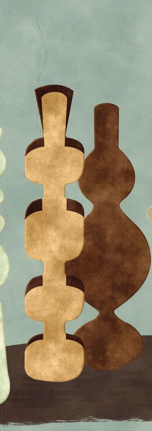 Vliesová fototapeta na zeď, vázy, zelená, DGPOT1042-300, Terra, Masureel