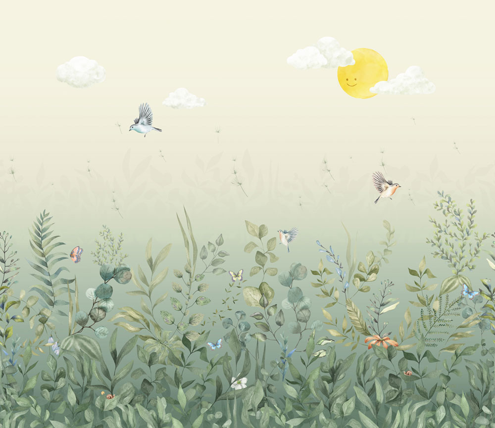 Dětská vliesová obrazová tapeta na zeď, 980-2, Mika,  ICH Wallcoverings