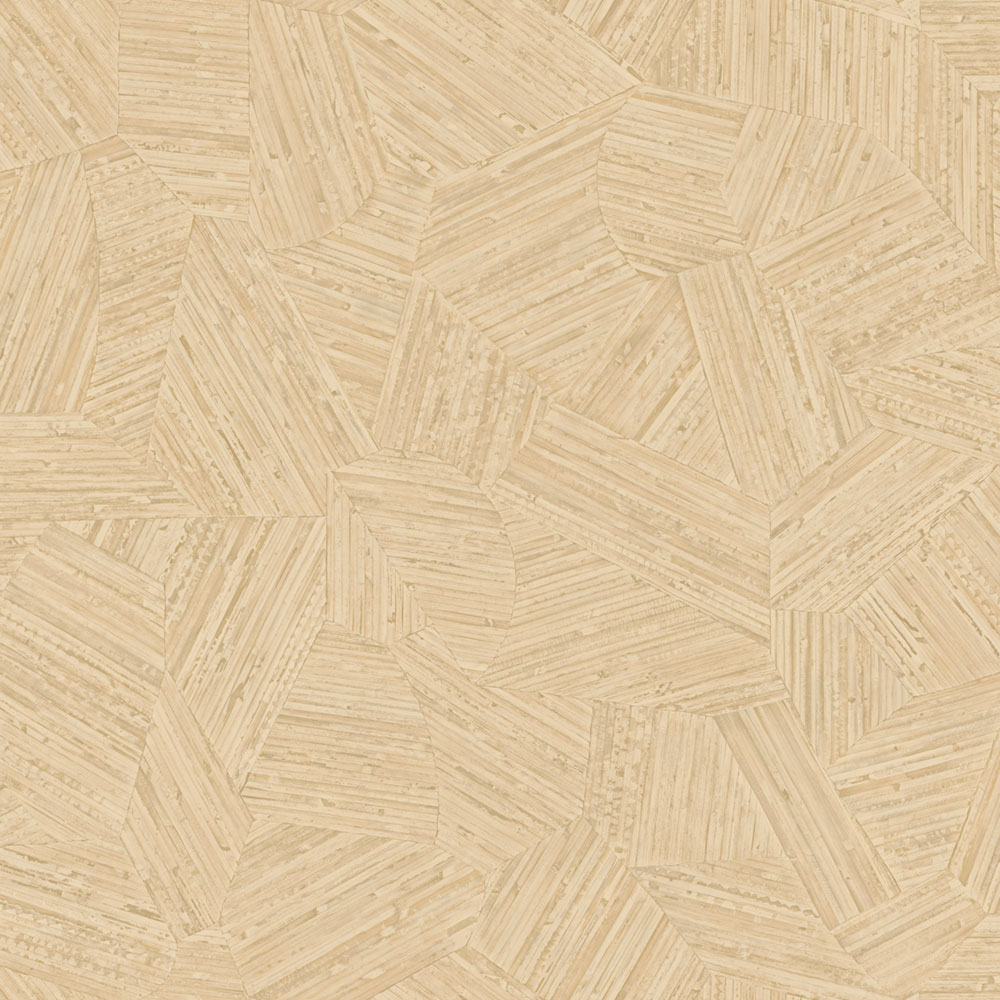 Luxusní vliesová tapeta na zeď, béžová, imitace ratanu, 81511, Lanai, Arte