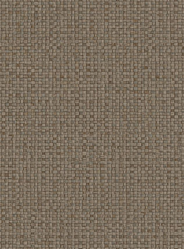 Luxusní vinylová tapeta na zeď, hnědá, imitace rohože, 81548, Lanai, Arte