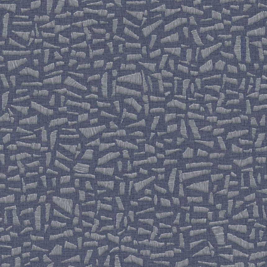 Luxusní vinylová tapeta na zeď, modrá, imitace látky, 81560, Lanai, Arte