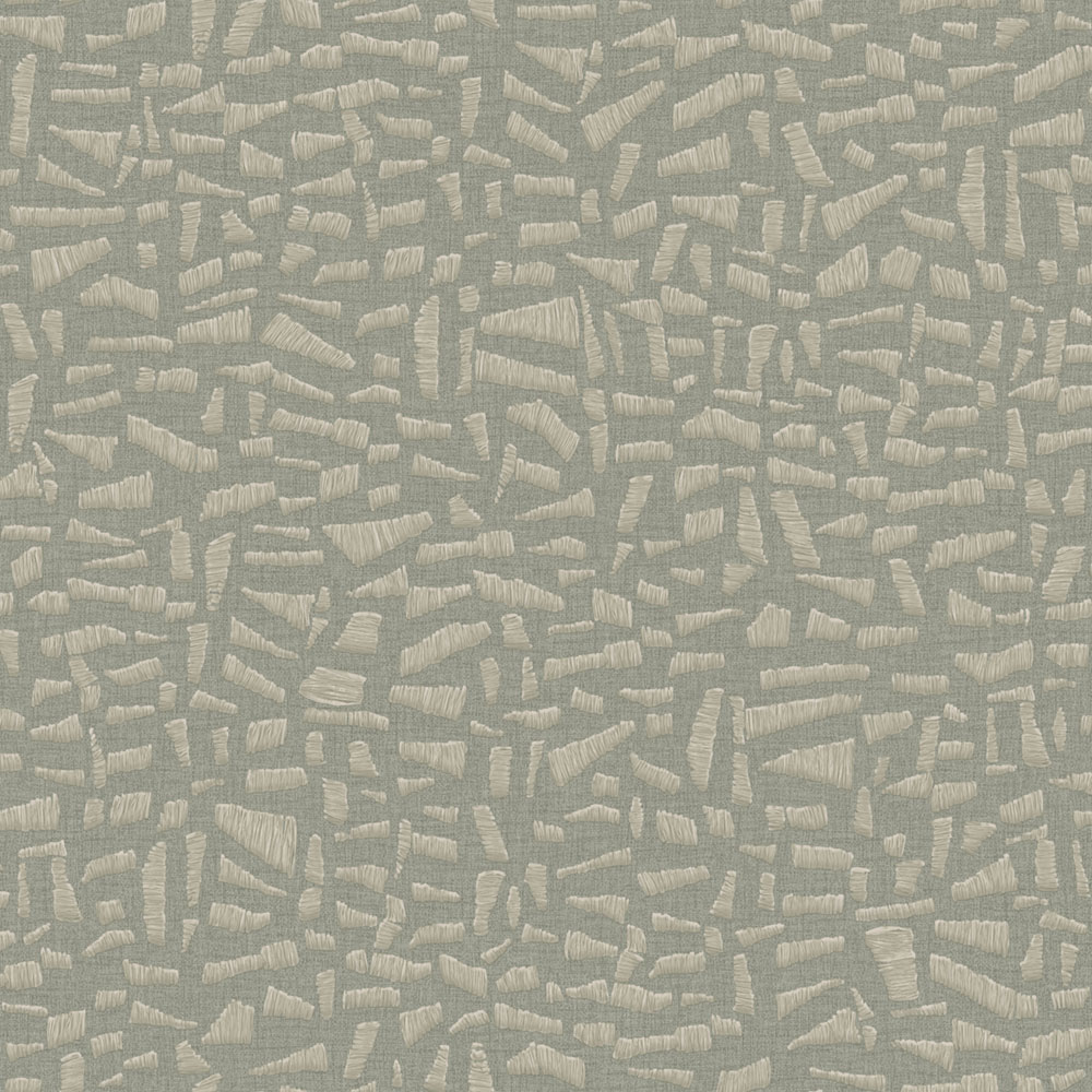 Luxusní vinylová tapeta na zeď, zeleno-béžová, imitace látky, 81565, Lanai, Arte