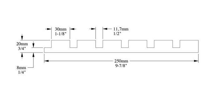 Flexibilní panel W111F 3D Orac Decor 200 x 2x 25cm