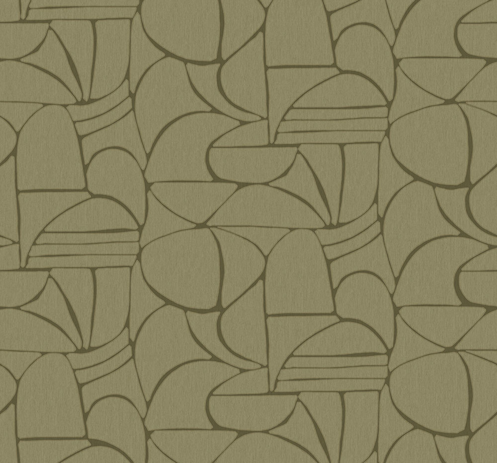 Vliesová obrazová tapeta na zeď, zelená, etno, 340282, Solange, Eijffinger