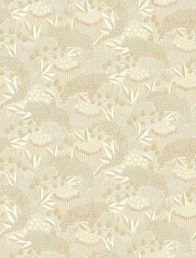 Vliesová obrazová tapeta na zeď, béžová, listy, 340288, Solange, Eijffinger