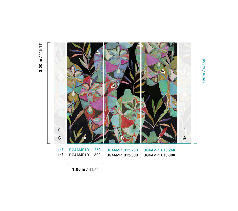 Vliesová  fototapeta na zeď, Amfory, DG4AMP1011-260, Wall Designs IV, Khroma by Masureel