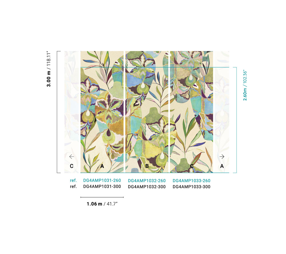 Vliesová  fototapeta na zeď, Amfory, DG4AMP1031-260, Wall Designs IV, Khroma by Masureel