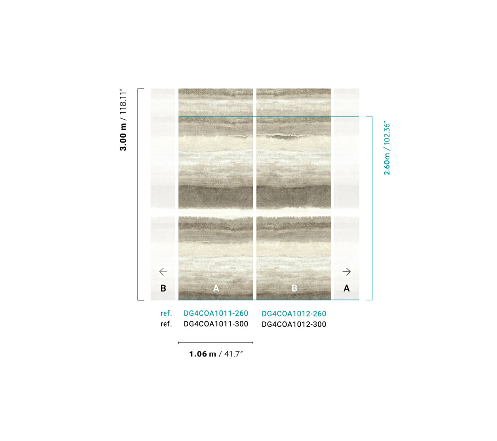 Vliesová fototapeta na zeď, pruhy, DG4COA1011-300, Wall Designs IV, Khroma by Masureel