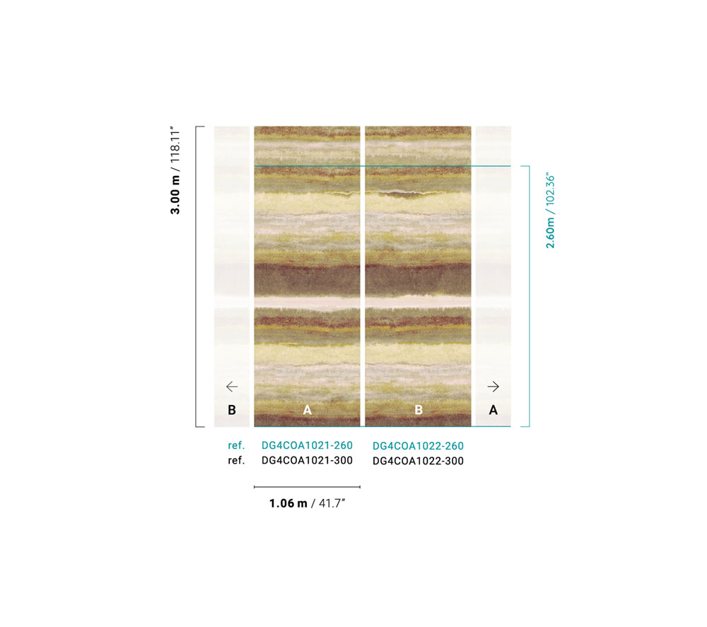 Vliesová fototapeta na zeď, pruhy, DG4COA1022-300, Wall Designs IV, Khroma by Masureel