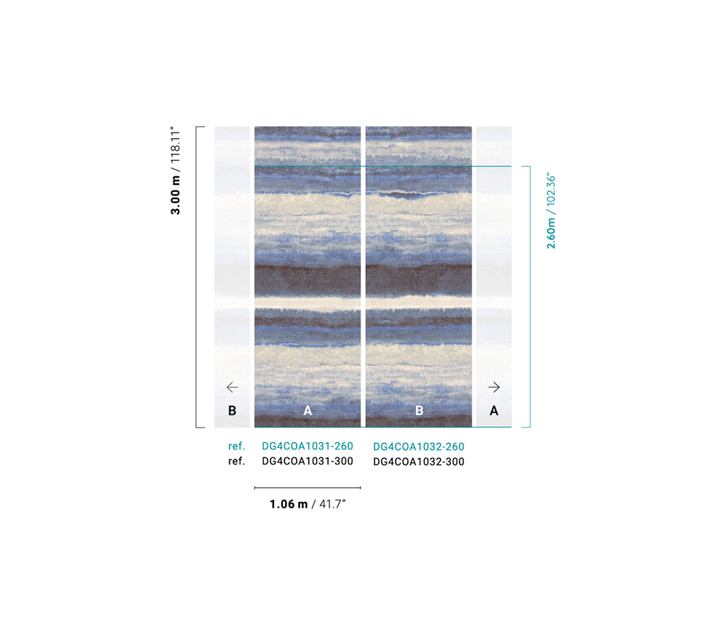 Vliesová fototapeta na zeď, pruhy, DG4COA1031-260, Wall Designs IV, Khroma by Masureel