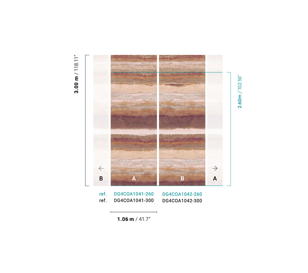Vliesová fototapeta na zeď, pruhy, DG4COA1042-300, Wall Designs IV, Khroma by Masureel