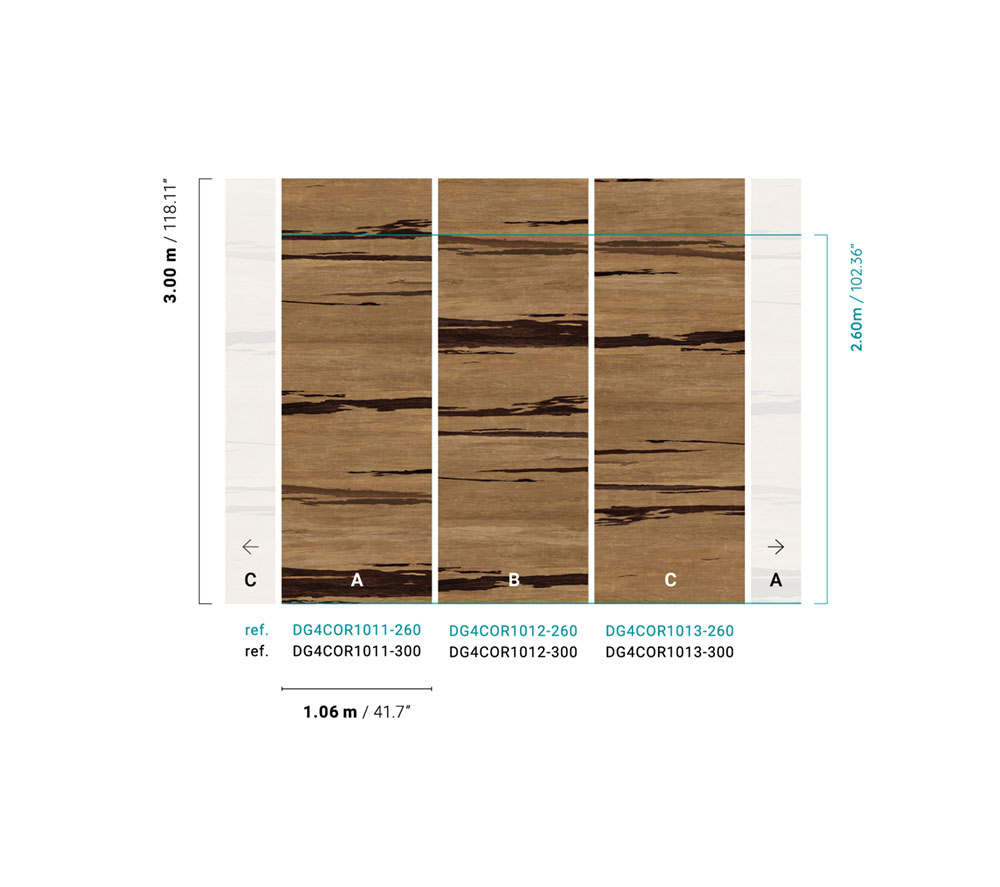Vliesová fototapeta na zeď, Korek, DG4COR1013-260, Wall Designs IV, Khroma by Masureel