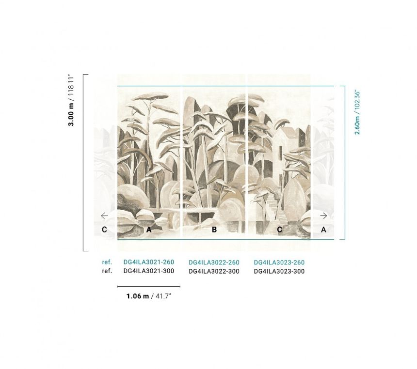 Vliesová fototapeta na zeď, Krajina, DG4ILA3023-300, Wall Designs IV, Khroma by Masureel