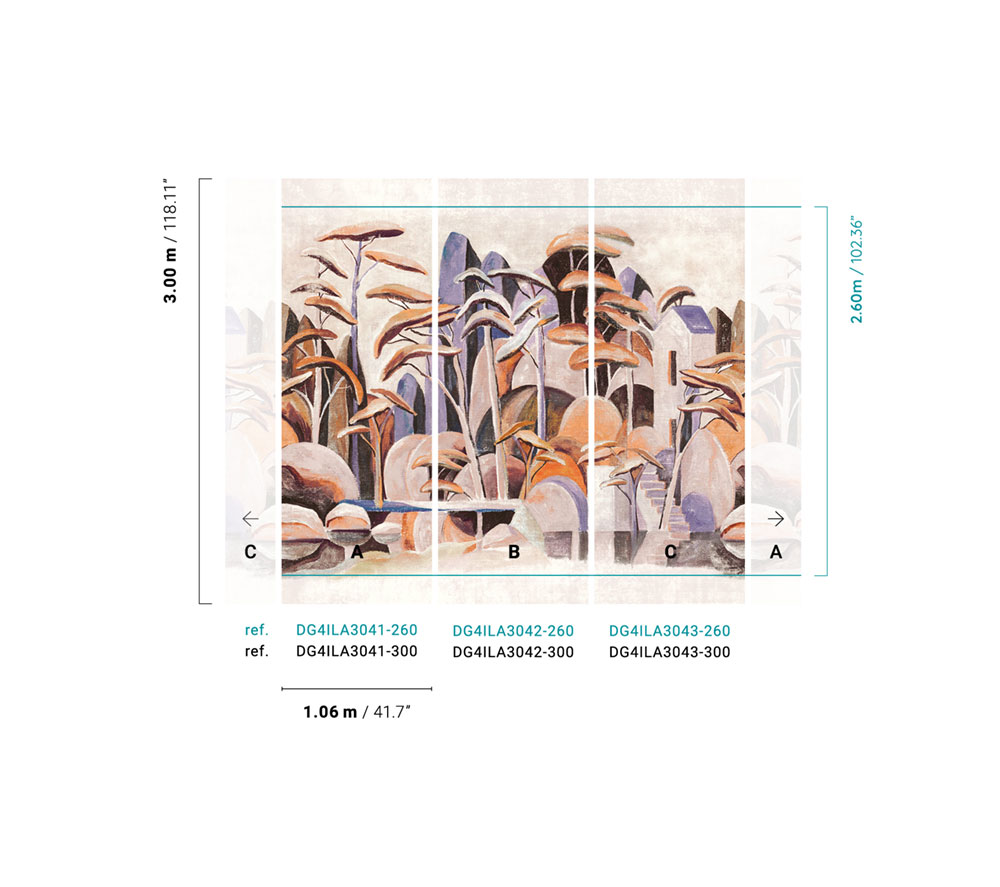 Vliesová fototapeta na zeď, Krajina, DG4ILA3042-260, Wall Designs IV, Khroma by Masureel