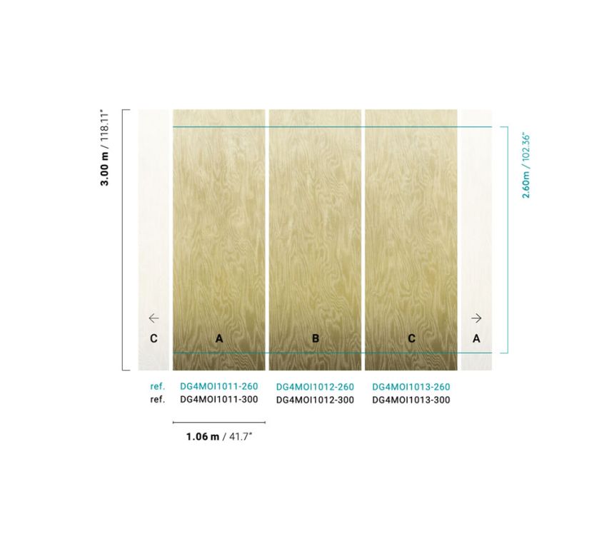 Vliesová fototapeta na zeď, Moiré, DG4MOI1012-300, Wall Designs IV, Khroma by Masureel