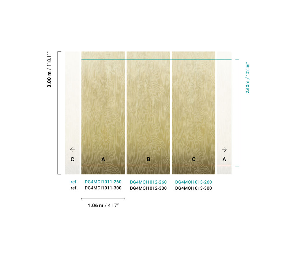 Vliesová fototapeta na zeď, Moiré, DG4MOI1013-260, Wall Designs IV, Khroma by Masureel