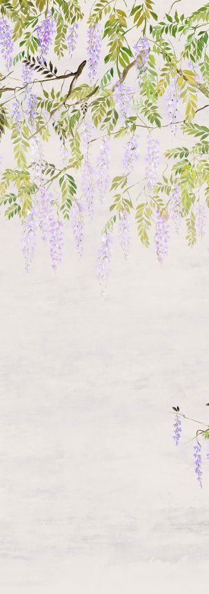 Vliesová fototapeta na zeď, květiny, stromy, Vistárie, DG4PAT1032-260, Wall Designs IV, Khroma by Masureel